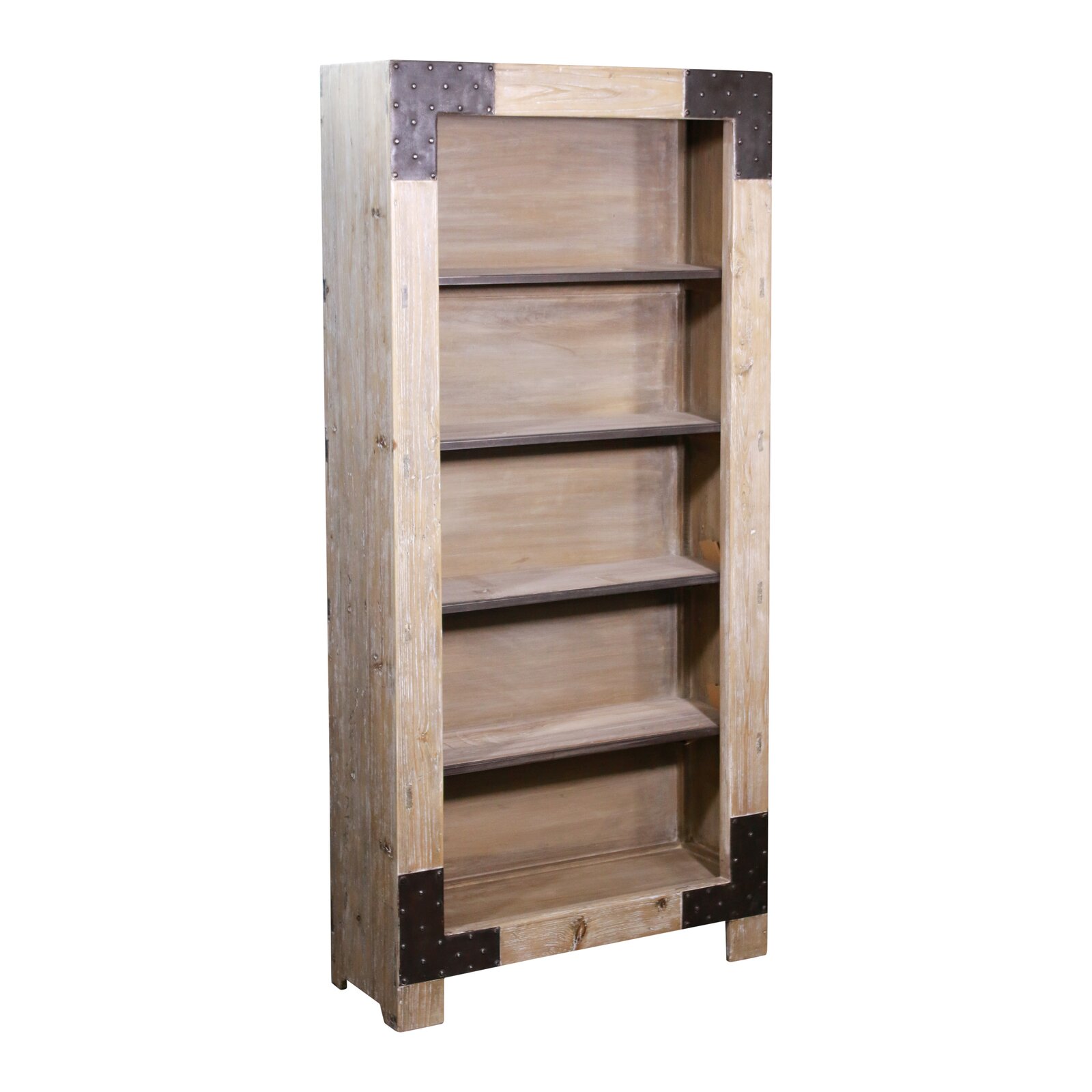 Lily's Living 85'' H x 40'' W Solid Wood Standard Bookcase